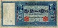 Allemagne 100 Mark DEUTSCHLAND - PICK 42 - 100 MARK - 21/04/1910 -