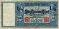 Allemagne 100 Mark DEUTSCHLAND - PICK 42 - 100 MARK - 21/04/1910 -
