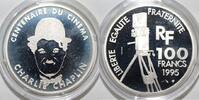 France 100 Francs FRANKREICH - KM 1076 - Hundertjahrfeier des Kinos - CHARLIE CHAPLIN - münzprobe -