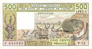 B.C.E.A.O 500 Francs WESTAFRIKANISCHE STAATEN - BURKINA FASO - PICK 306 C. i - 500 FRANCS 1985 - B C E A O - TTB PLUS -