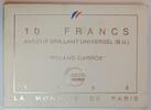 France 10 Francs GADOURY 821 - 10 FRANCS 1988 TYPE ROLAND GARROS - SILBER - KM 965 -