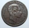 Espagne 5 Centimos SPANIEN - 5 CENTIMOS 1877 - ALPHONSE XII -