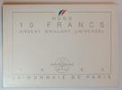 France 10 Francs FRANKREICH - KM 956a - 10 FRANCS 1985 - TYP VICTOR HUGO - SILBER -