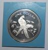 Belize 1 Dollar BELIZE - KM 43a - 1 Dollars 1975 - Ara rouge -