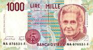 Italie 1.000 Lire ITALIEN - PICK 114 a - 1000 LIRE - 1990 -