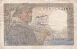 France 10 Francs FRANKREICH - F.08/17 - 10 Francs Bergmann - 09/01/1947 - B.132 -