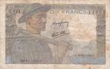 France 10 Francs FRANKREICH - F.08/16 - 10 Francs Bergmann - 19/12/1946 - Q.124 -