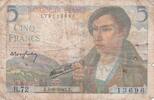 France 5 Francs FRANKREICH - F.05/03 - 5 Francs Schäfer - 05/08/1943 - R.72 -