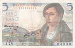 France 5 Francs FRANKREICH - F.05/04 - 5 Francs Schäfer - 25/11/1943 - J.78 -