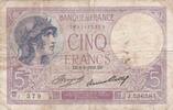 France 5 Francs FRANKREICH - F.03/17 - 5 Francs Lila - 02/03/1933 - J.53658 -
