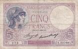 France 5 Francs FRANKREICH - F.03/17 - 5 Francs Lila - 31/08/1933 - E.53769 -