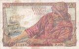 France 20 Francs FRANKREICH - F.13/07 - 20 Francs Fischer - 07/10/1943 - P.100 -
