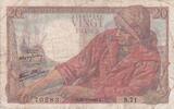France 20 Francs FRANKREICH - F.13/05 - 20 Francs Fischer - 28/01/1943 - N.71 -