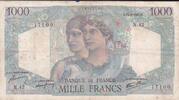 France 1 000 Francs FRANKREICH - F.41/04 - 1000 FRANCS MINERVA UND HERKULES - 14/06/1945 - N.42 -