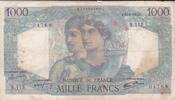 France 1 000 Francs FRANKREICH - F.41/07 - 1000 FRANCS MINERVA UND HERKULES - 23/08/1945 - N.113 -