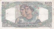 France 1 000 Francs FRANKREICH - F.41/23 - 1000 FRANCS MINERVA UND HERKULES - 26/08/1948 - T.492 -