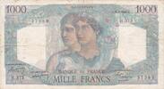 France 1 000 Francs FRANKREICH - F.41/19 - 1000 FRANCS MINERVA UND HERKULES - 11/03/1948 - H.373 -
