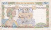 France 500 Francs FRANKREICH - F.32/07 - 500 FRANCS LA PAIX - 17/10/1940 - R.1105 -