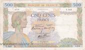 France 500 Francs FRANKREICH - F.32/02 - 500 FRANCS LA PAIX - 16/05/1940 - Y.343 -