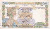 France 500 Francs FRANKREICH - F.32/42 - 500 FRANCS LA PAIX - 15/10/1942 - S.7264 -