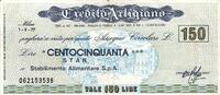 Italie 150 Lires ITALIEN - MAILAND - CREDITO ARTIGIANO - 150 LIRE - 1977 -
