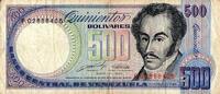 Venezuela 500 Bolivares VENEZUELA – PICK 67 d - 500 BOLIVARES - 31/05/1990 -