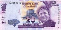 Malawi 20 Kwacha MALAWI - PICK 57 a - 20 KWACHA - 01/01/2012 -