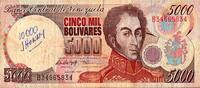 Venezuela 5.000 Bolivares VENEZUELA - PICK 78 - 5.000 BOLIVARES - 16/06/1997 -