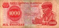 Angola 1.000 Kwanzas ANGOLA – PICK 117 a – 1000 KWANZAS – 14.08.1979 -