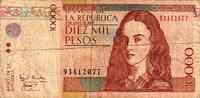 Colombie 10.000 Pesos KOLOMBIEN - PICK 453 f - 10.000 PESOS - 09/06/2003 -
