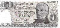 Argentine 50 Pesos ARGENTINIEN - PICK 301 b - 50 PESOS (1976-78 ) -
