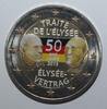 Allemagne 2 € commémorative DEUTSCHLAND - 2 EURO 2013 J - Hamburg - VERTRAG VON ELYSÉE - Farbe -