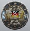 Allemagne 2 € commémorative DEUTSCHLAND - 2 EURO 2013 G - Hamburg - VERTRAG VON ELYSÉE - Farbe -