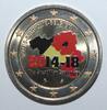 Belgique 2 € commémorative BELGIEN- 2 EURO 2014 - Hundertjahrfeier des 1. Weltkrieges - FARBE -