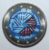 Lettonie 2 € commémorative LETTLAND - 2. EURO 2015 - PRÄSIDENZ DES RATES DER EU - Farbe -