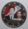 Luxembourg 2 € commémorative LUXEMBURG - 2 EURO 2015 - 15 Jahre seit der Thronbesteigung von Großherzog Henri - Farbe -