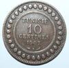 Tunisie 10 Centimes TUNESIEN - KM 236 - 10 CENTIMES 1907 A - Paris - Muhammad al-Nasir -