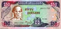 Jamaique 50 Dollars JAMAIKA - PICK 79 d - 50 DOLLARS - 15/01/2003 -