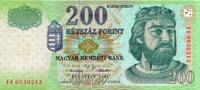 Hongrie 200 Forint UNGARN - PICK 187 a - 200 FORINT - 2001 -