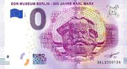Allemagne 0 euro DEUTSCHLAND - Berlin - DDR Museum – 200 Jahre Karl Marx - 2018-5 - KLEINE NUMMER 126 -