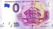 Allemagne 0 euro DEUTSCHLAND - Berlin - DDR Museum – 200 Jahre Karl Marx - 2018-5 - KLEINE NUMMER 117 -
