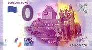 Allemagne 0 euro DEUTSCHLAND - TOURISTISCH 0 EURO SOUVENIR-SCHEINE - BURG - SCHLOSS - 2017-1- KONTAKT MIT 5 TICKETS -