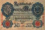 Allemagne 20 Mark DEUTSCHLAND - PICK 40 b - 20 MARK - 21/04/1910 -