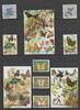 Lot de timbres Set mit 22 Schmetterlingsstempeln -