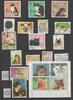 Lot de timbres Set mit 44 Katzenstempeln -