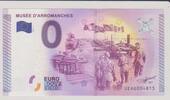 France 0 euro FRANKREICH - Komitat 14 - ARROMANCHES LES BAINS - MUSEUM - 2015 -