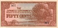 Malaisie 50 Cents MALAYSIA - MALAYA - PICK M4 b - 50 CENTS - nicht datiert (1942) - MT -