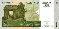 Madagascar 200 Ariary MADAGASCAR - PICK 87 - 200 ARIARY - 2004 -