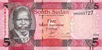 Soudan 5 Pound SUDAN - PICK 11 - 5 POUNDS 2015 -