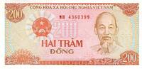 Viet Nam 200 Dong VIETNAM - PICK 100 a - 200 DONG - 1987 -
